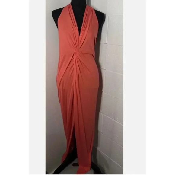 NWOT FP Beach Knotted Halter Maxi Dress - Picture 1 of 8